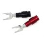 Разъем акустический Chord Company Ohmic Spade Plug Red